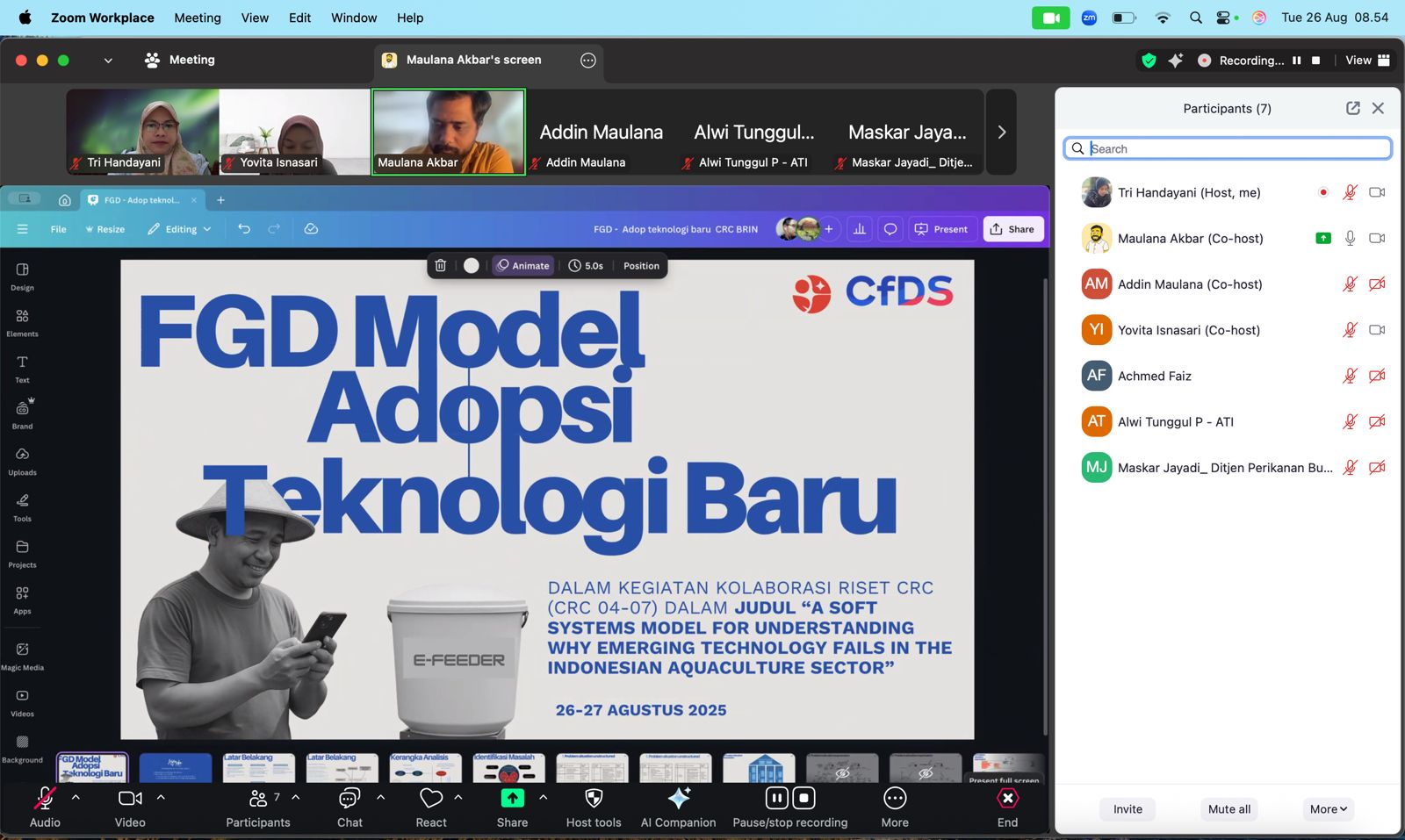 High-Tech, Low-Margin: Curhat Massal Digitalisasi Nila di FGD Online